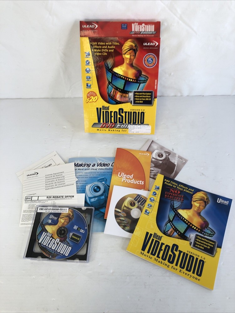 Ulead VideoStudio DV Version 5.0 Editing Software