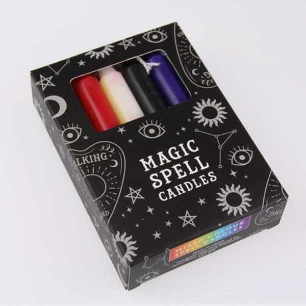 Mixed Colours Spell Candles 12 Pack