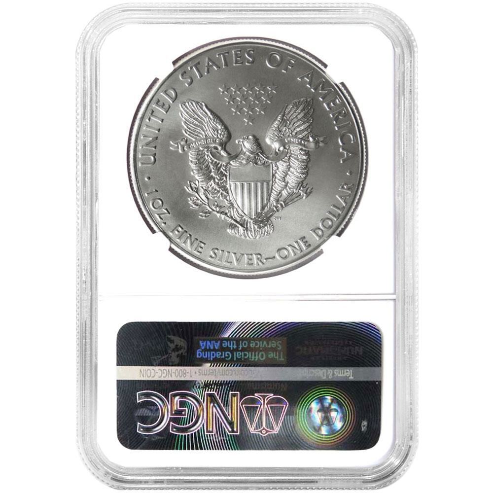 2015 American Silver Eagle NGC MS69 Brown Label
