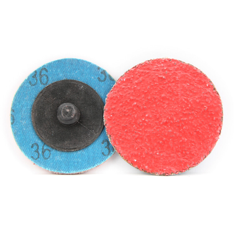 100 Pack - 2" Inch 36 Grit Ceramic Quick Change Sanding Discs Type R Roloc