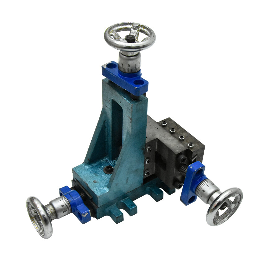 Three-coordinate 75-type Vertical Slide Dovetail Carriage Three-axis Drilling