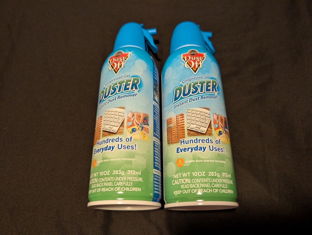 Dust-Off® Compressed Gas Duster, 2 Pack, 10oz