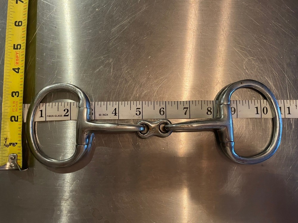 Horse Bit used link eggbutt snaffle