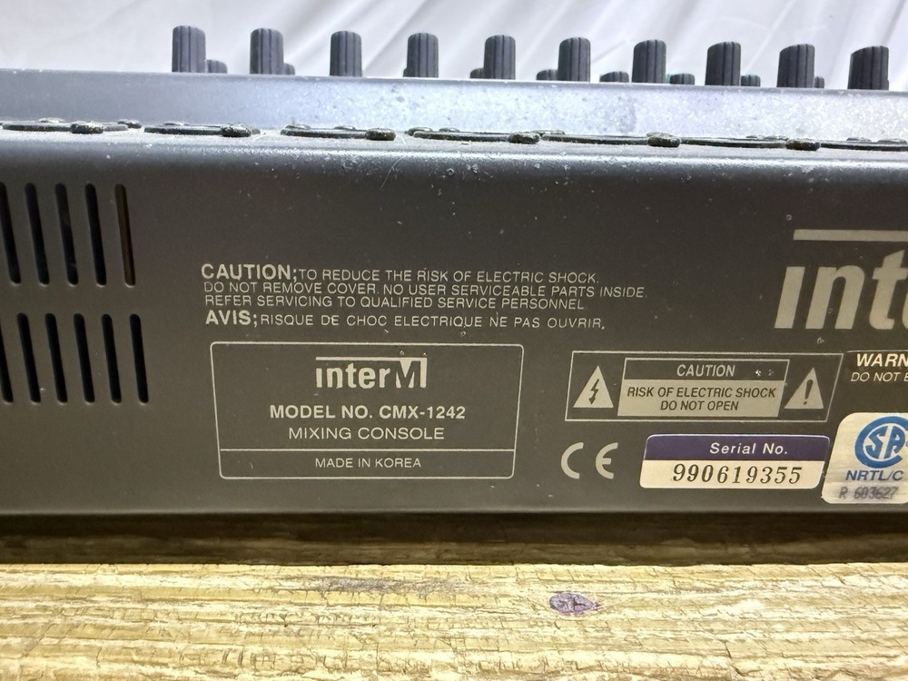 Inter-M CMX-1242 professional mixing console