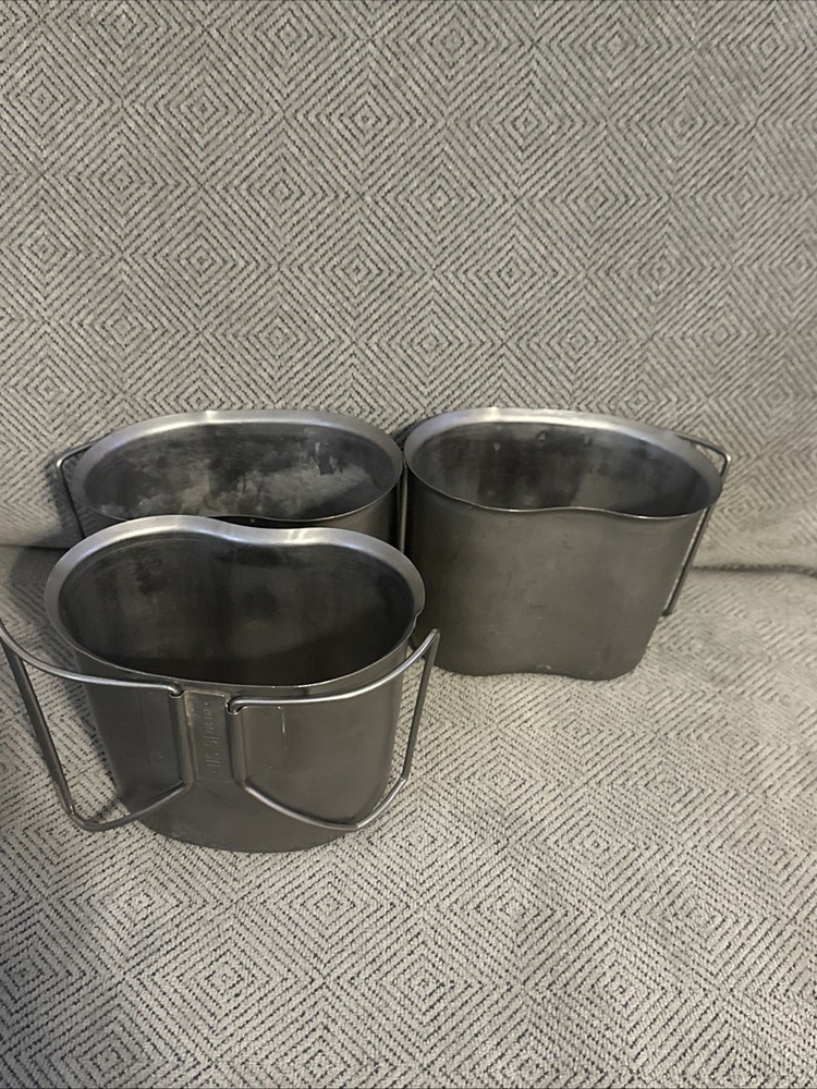 US Military Canteen Cup X3
