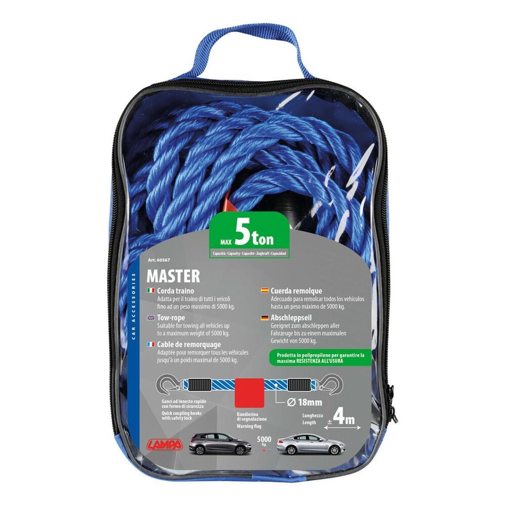 MASTER, TOW CABLE 5000 KG LAMP
