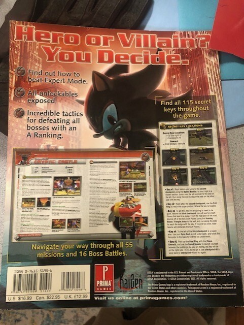 Shadow the Hedgehog Official Game Guide
