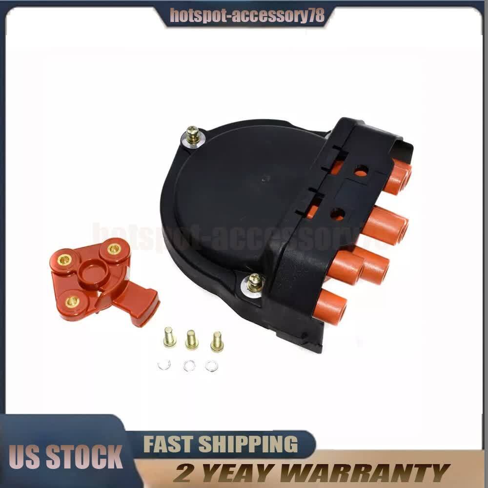 For BMW E23 E24 E28 E30 E31 E32 New Distributor Cap & Rotor 12111725070 US