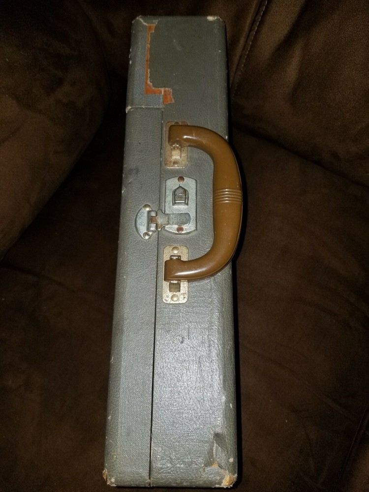 Vintage EdnaLite 120 Projector Light Pointer With Case Early Teaching Tool