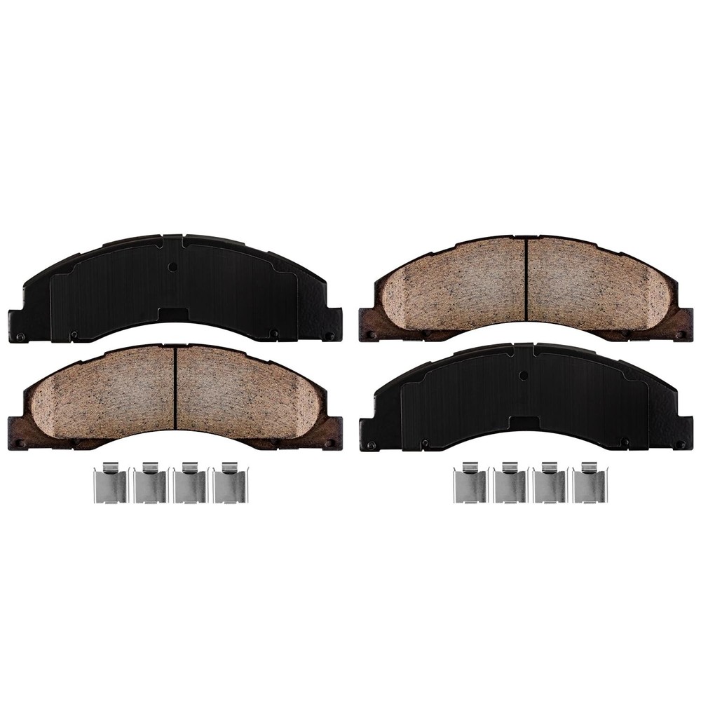 6pc Front & Rear Ceramic Brake Pads for Ford E-150 E-250 E-350 E-450 Super Duty