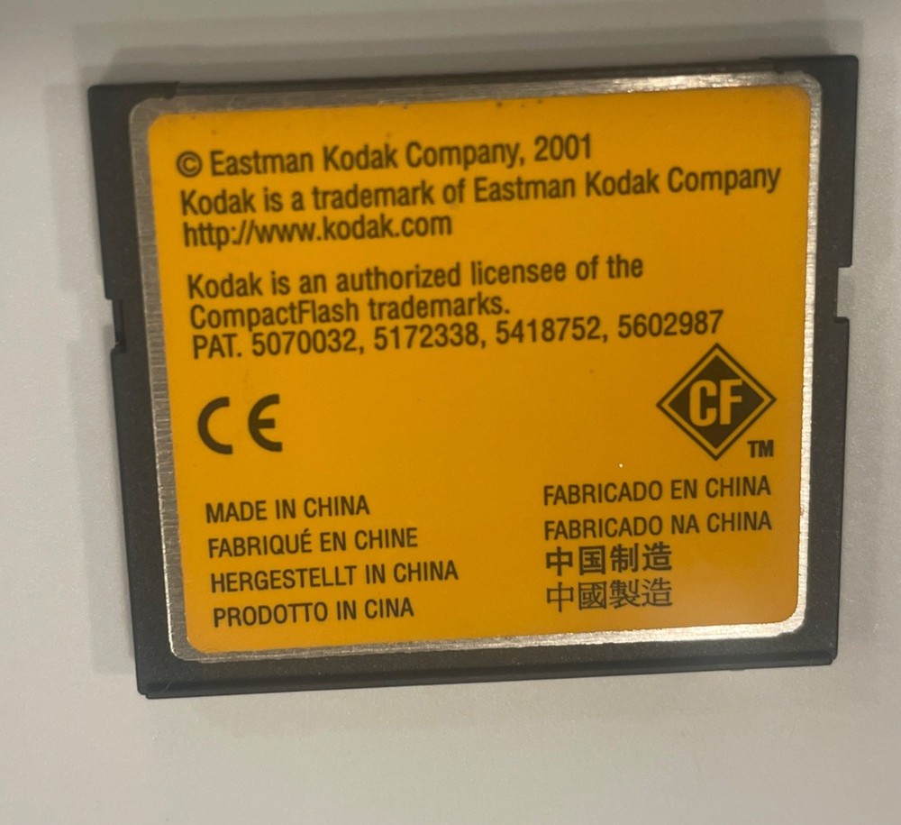 Kodak 32MB CF compact flash card