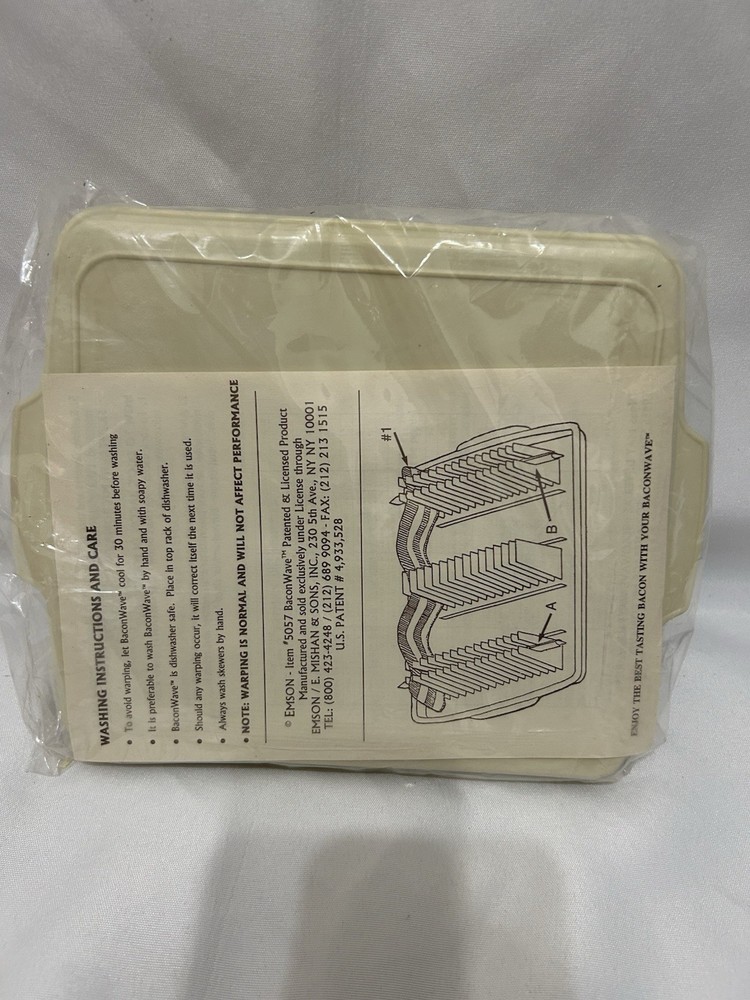 Emson Bacon Wave Microwave Bacon Tray