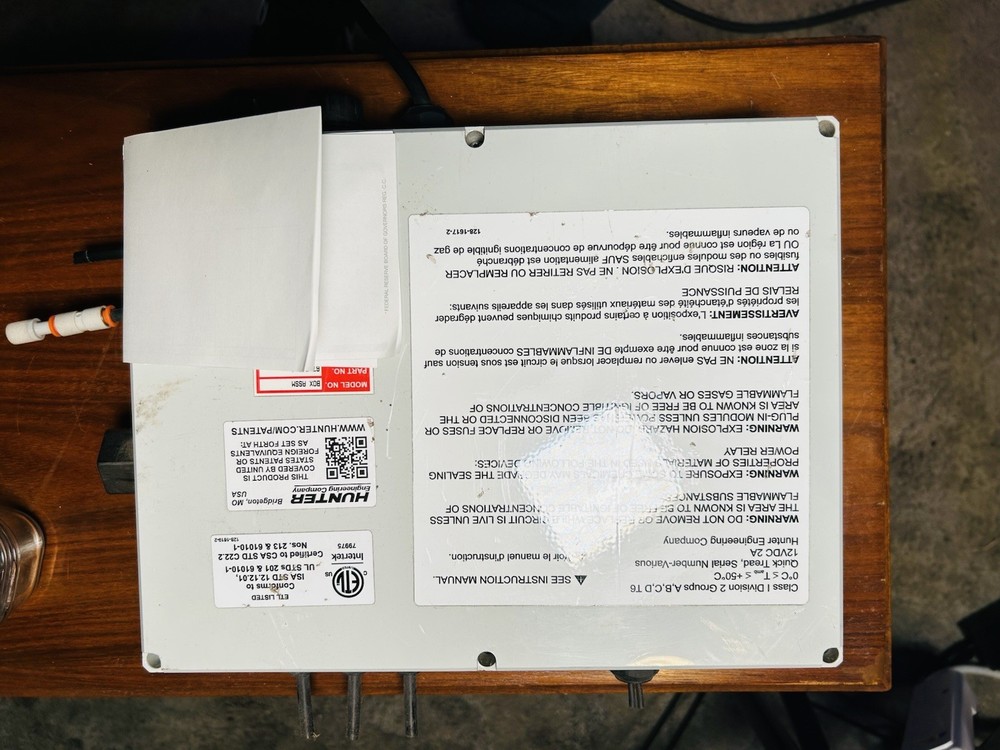 Hunter Engineering Quick Tread First Generation Distribution Hub Box. Working