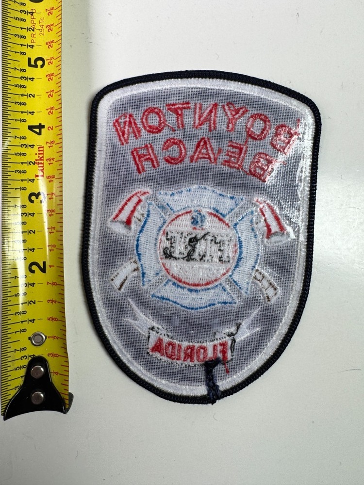 Boynton Beach Fire Florida FL Patch AA7