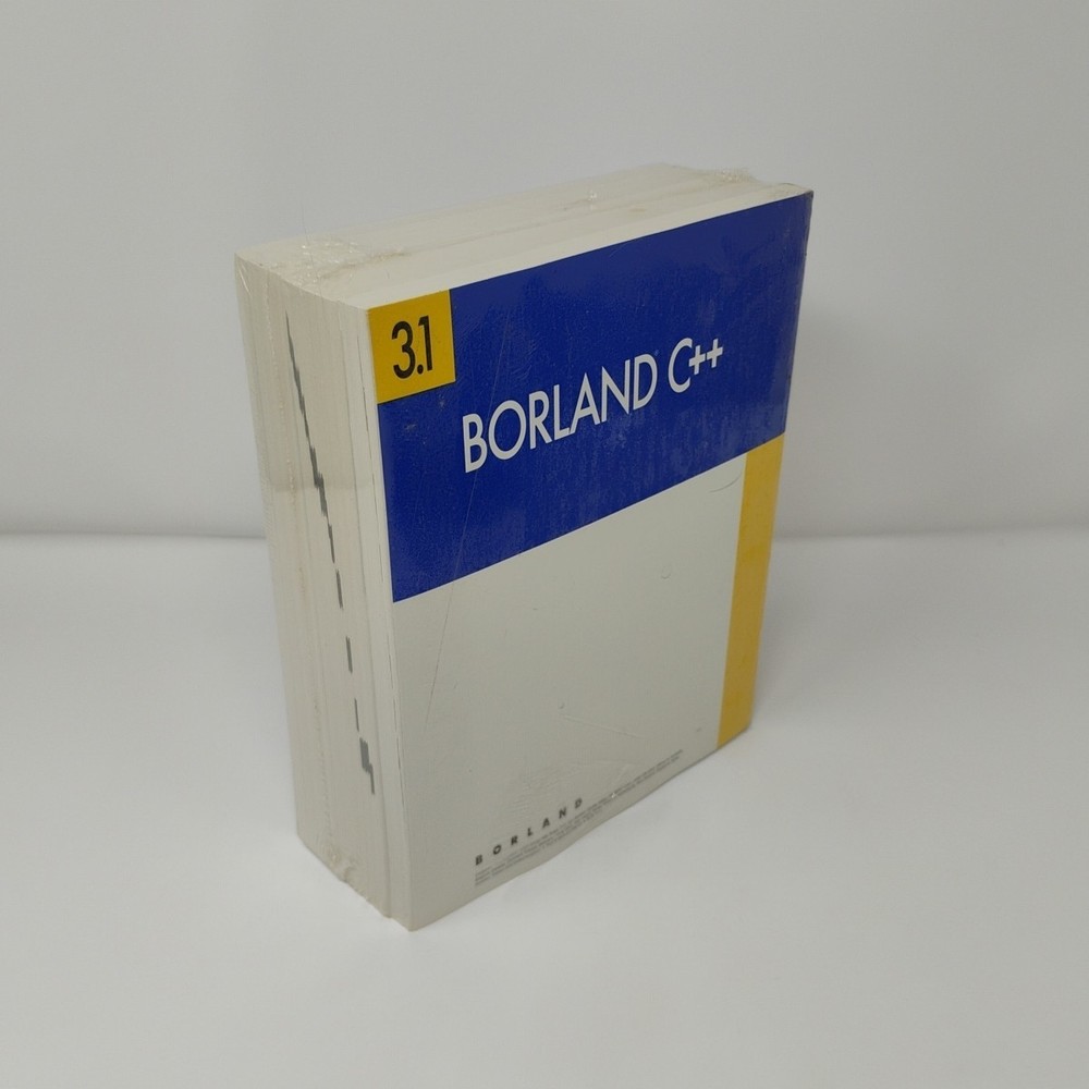 Borland C++ 3.1 Programming Debugger Assembler Sealed 3.5" Diskettes & Manuals