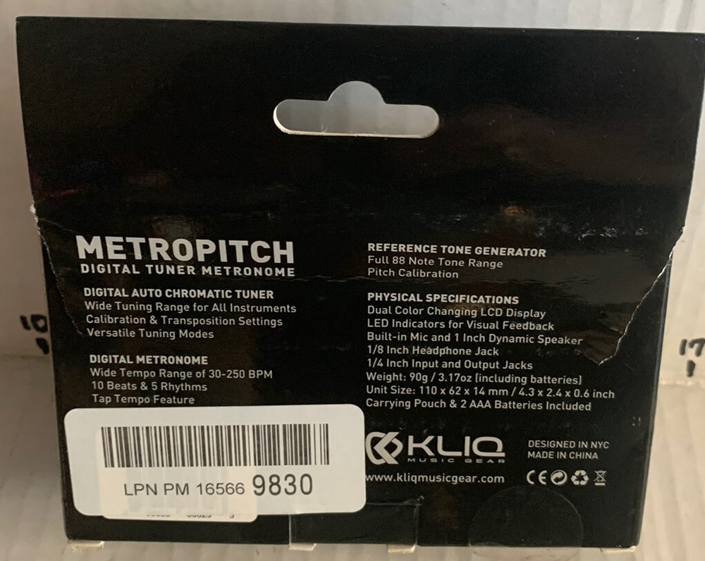 Digital Tuner Metronome