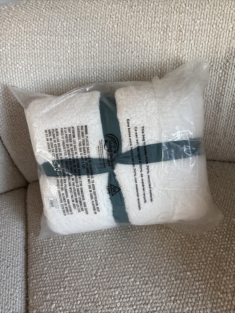 West Elm Eva Chen Shearling Splatter Blanket