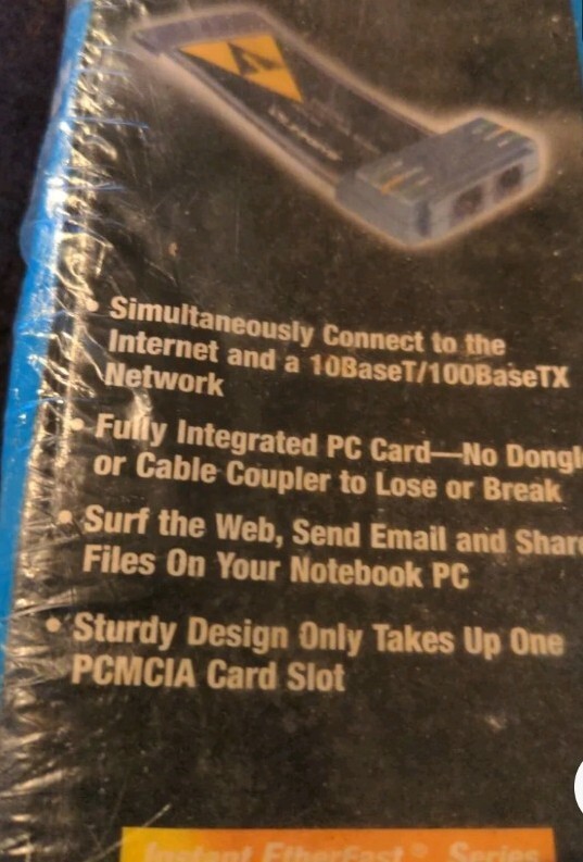 Linksys Etherfast 10/100 + 56K Modem PC Card