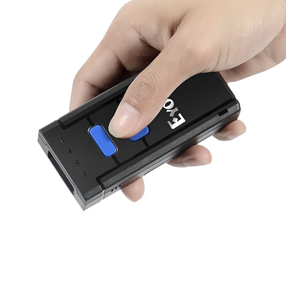 Eyoyo 1D Laser Wireless Barcode Scanner 1D Code Fast Scan Speed Inventory Reader
