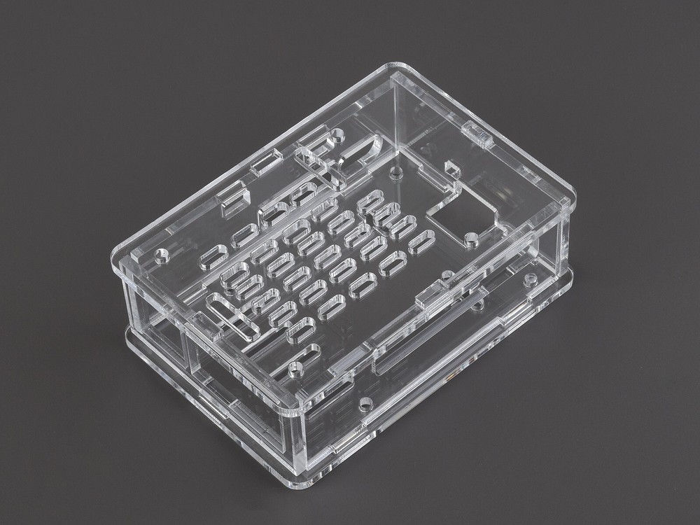 Waveshare Clear Acrylic Case for Raspberry Pi 5 installing Active Cooler