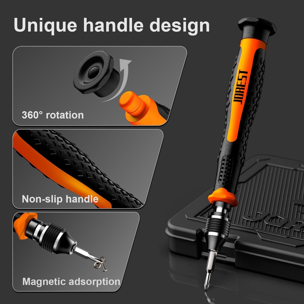 JOREST 40Pcs Small Precision Screwdriver