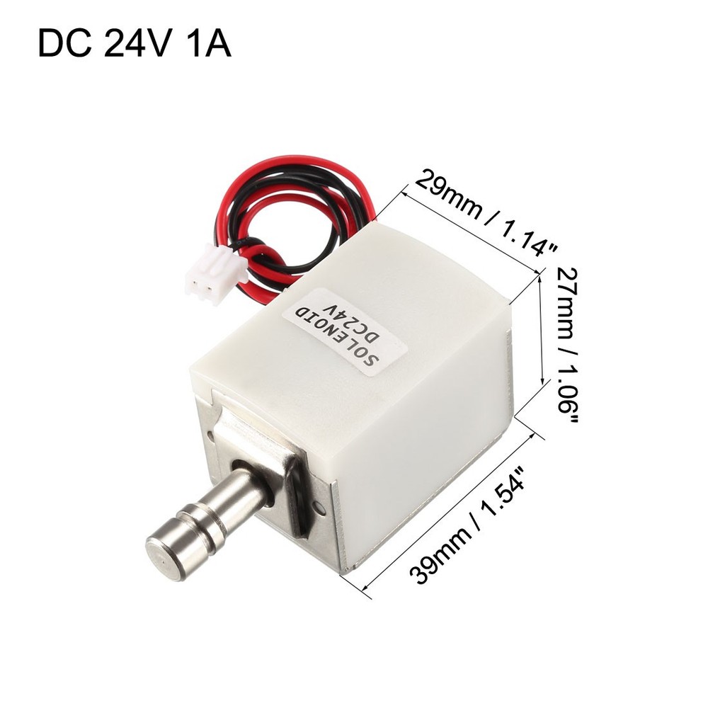 DC24V 1A 9.6MM Electromagnetic Solenoid Lock Push Pull Type
