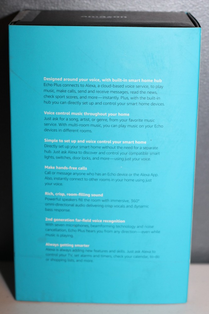 Amazon Echo Plus (1st Generation) Smart Speaker - Black