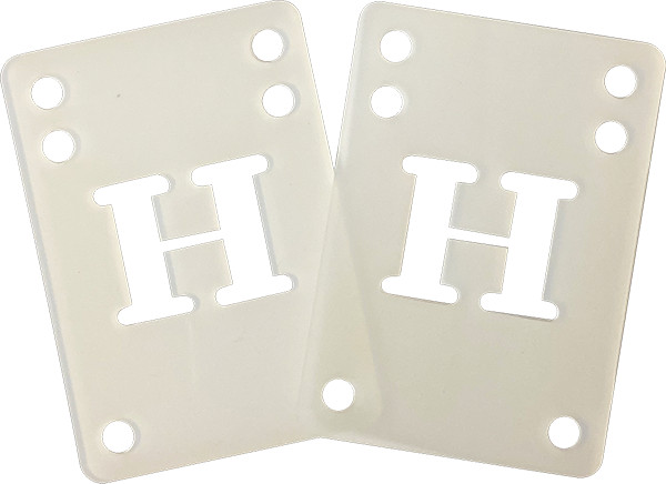 BLANK H-BLOCK RISER SET 2mm CLEAR 2pcs