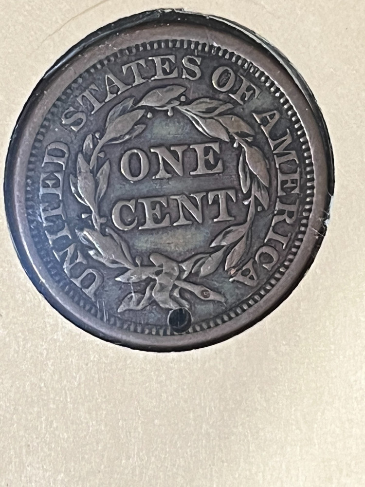 1856 Large Cent - Upright 5's