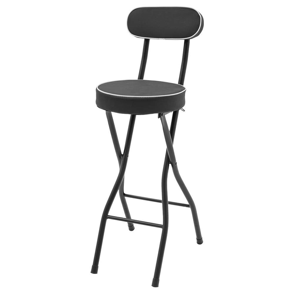 Cushioned Padded Folding Stool Folding Bar Stool Tall Folding Stool Chair