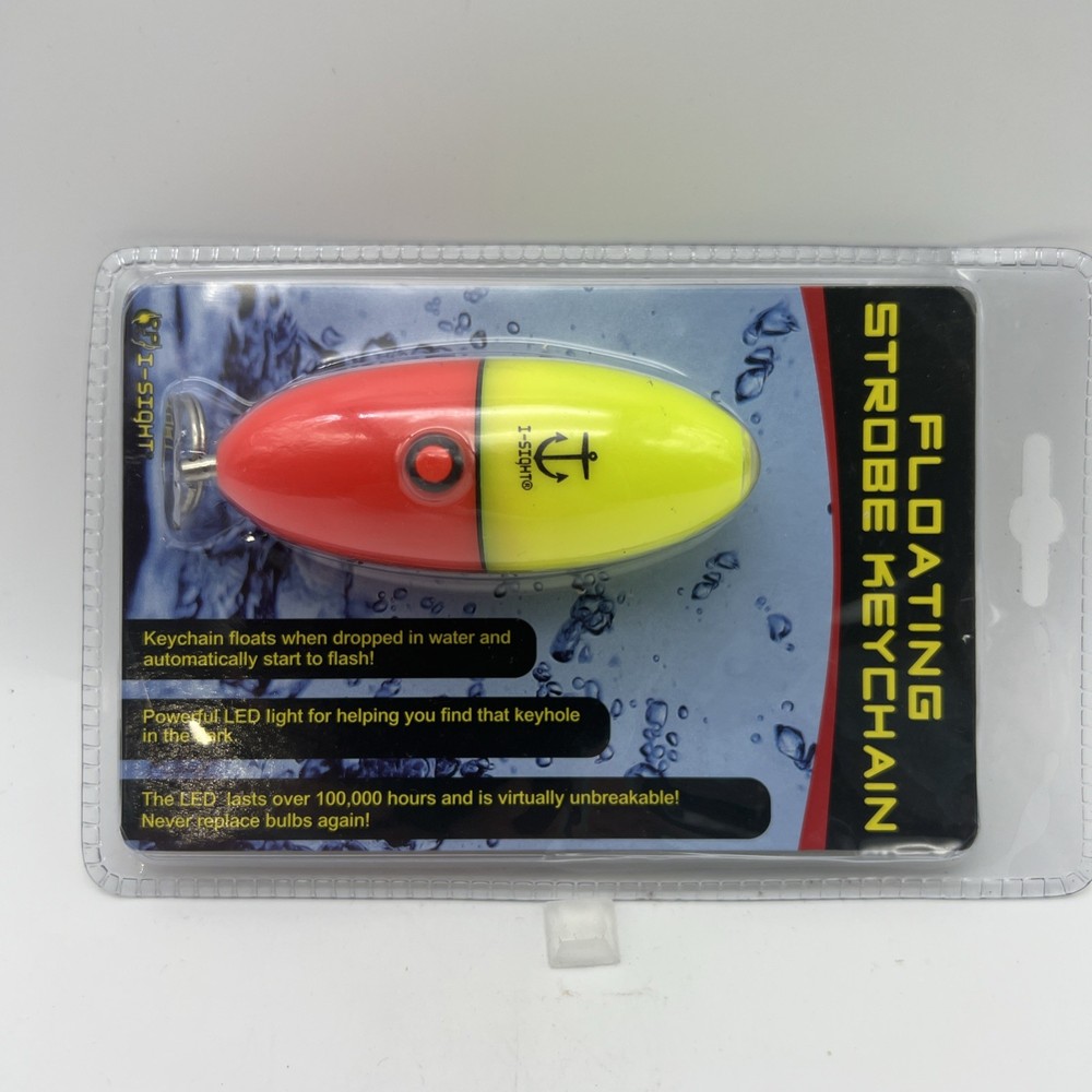 Floating strobe keychain