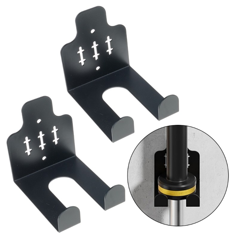easy installs Gym Wall Brackets Storage Solution for Weightlifting Bar