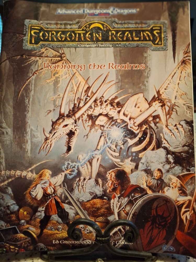 AD&D Dungeons & Dragons Forgotten Realms Campaign Setting Box (Complete)