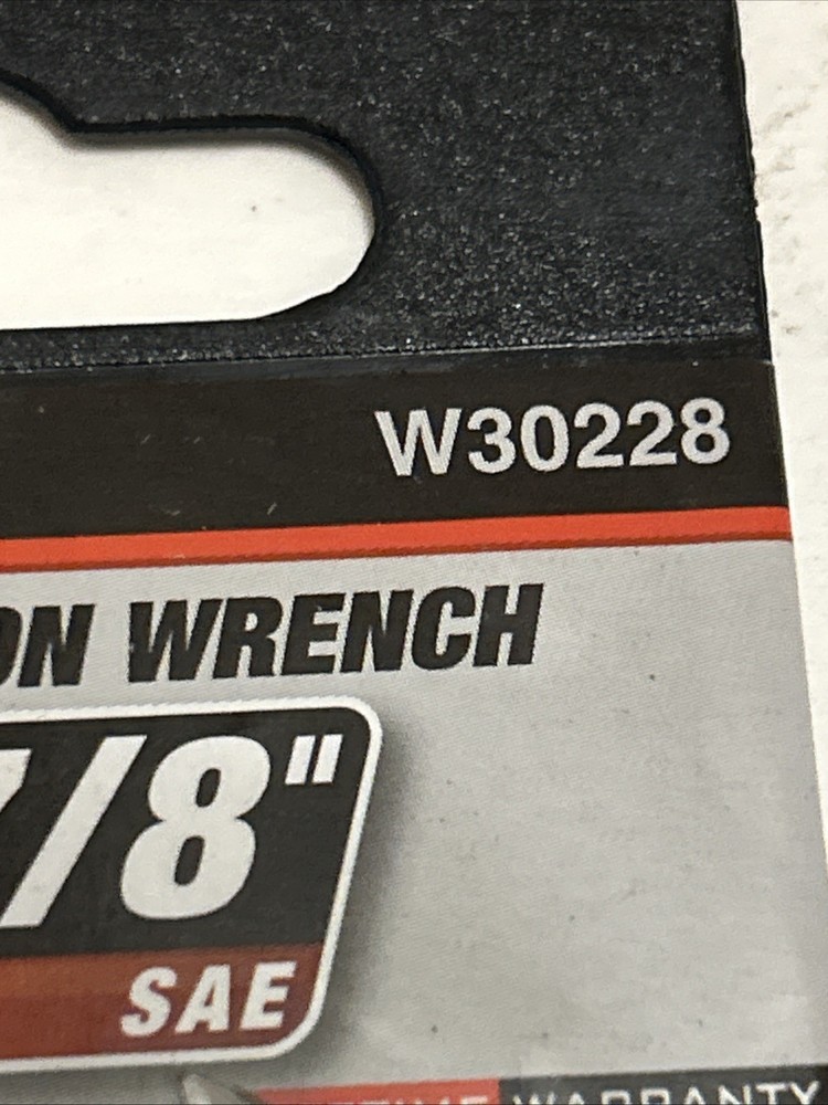 Performance Tool W30228, 7/8” Combo Wrench