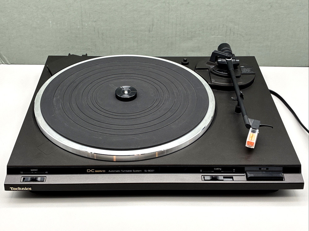 Technics DC Servo SL-BD27 Automatic Turntable System Works!