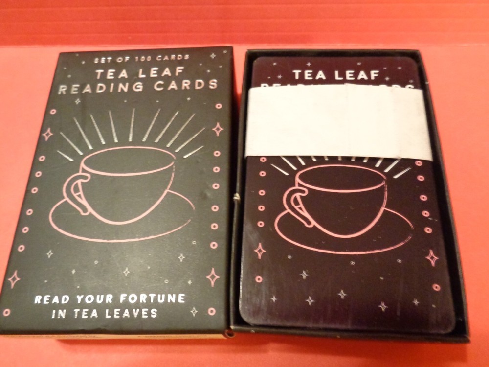 Gift Republic Set 100 Tea Leaf Reading Cards Read Fortune Predict Future In Cup