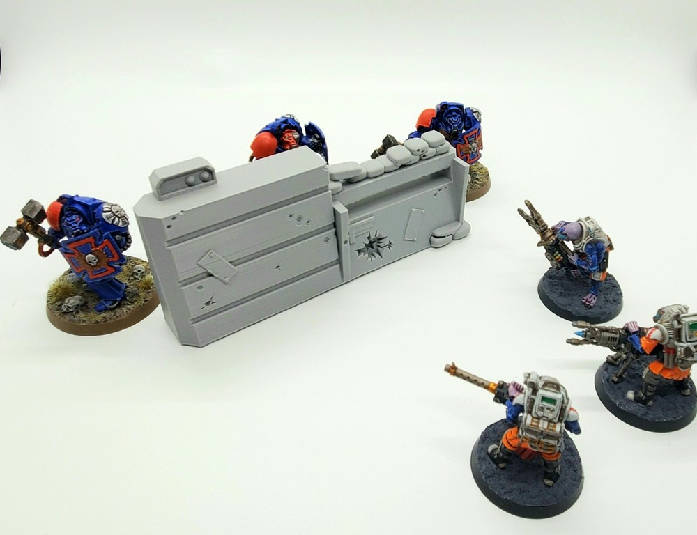 3d Printed Infantry Post Terrain for Tabletop Gaming