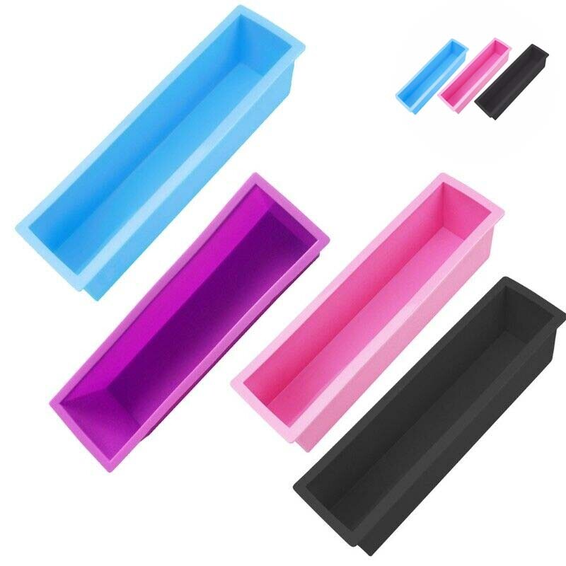 Cake Tools Silicone Baking Mold Loaf Rectangle DIY Soap Processing Cold Toast