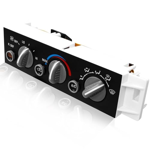 599-006 Front Climate Control Module A/C With Rear Window Defogger Switch