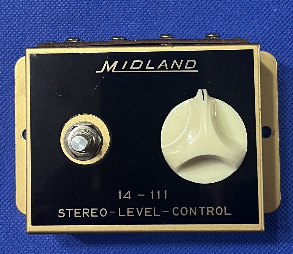 Vintage Midland 14-111 STEREO LEVEL CONTROL Switch Box Controller
