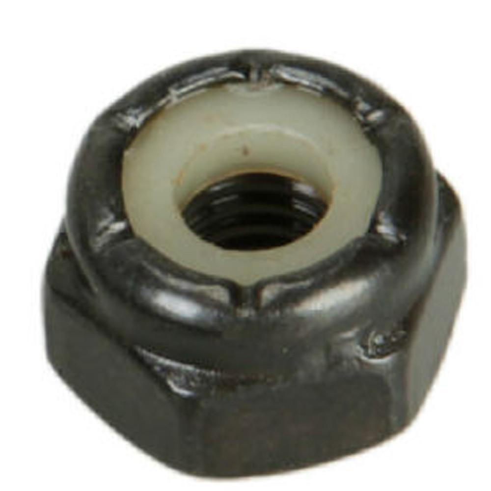 New Silver Nut Black Skateboard Mounting Hardware - 10/32"