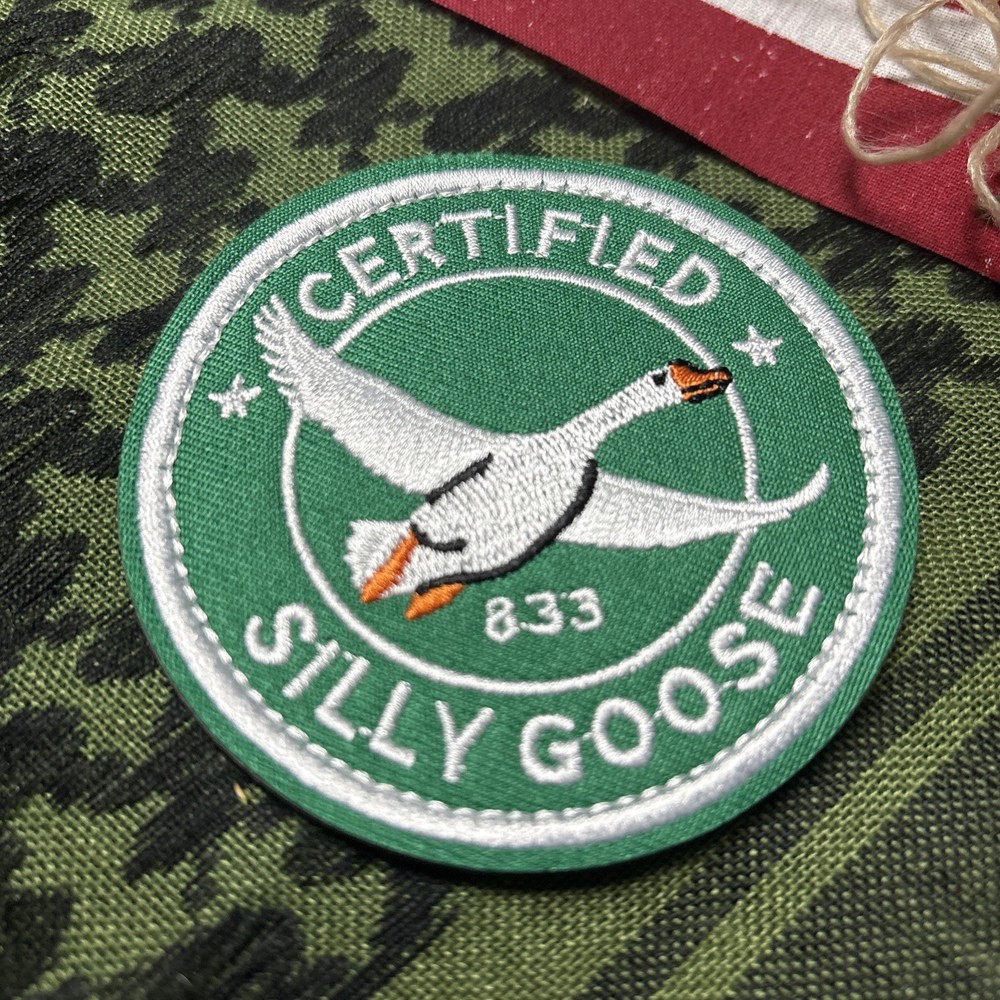 Silly Goose… Morale Patch ~3” Round Hook & loop Tactical Gear Patch