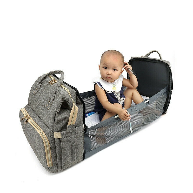 Large Capacity Waterproof Multifunctional Diaper Holder Backpack