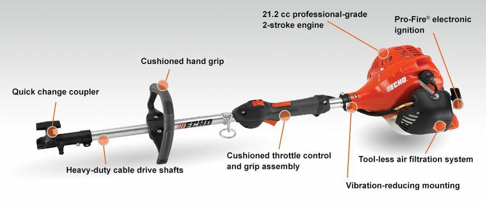 Echo PAS-225 Straight-Shaft Power Source 22cc
