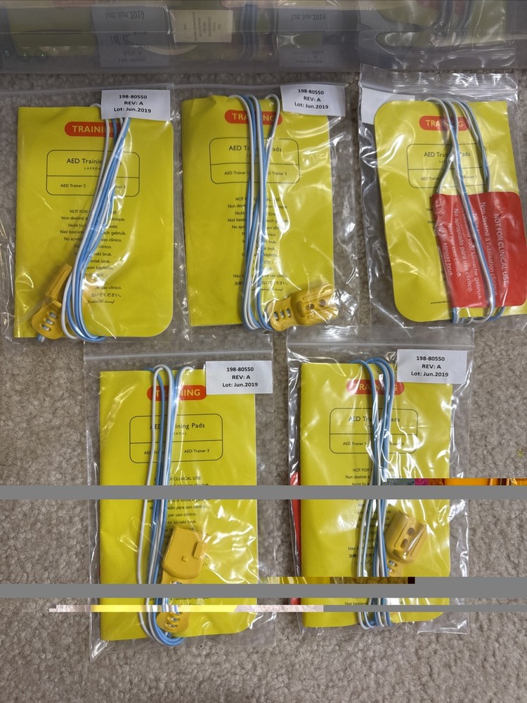 AED Practi-Trainer Replacement Adult Training Pads AED trainer (x5)