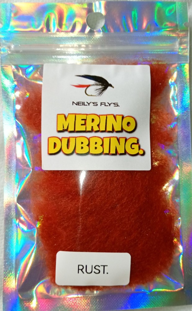 MERINO DUBBING Rust.