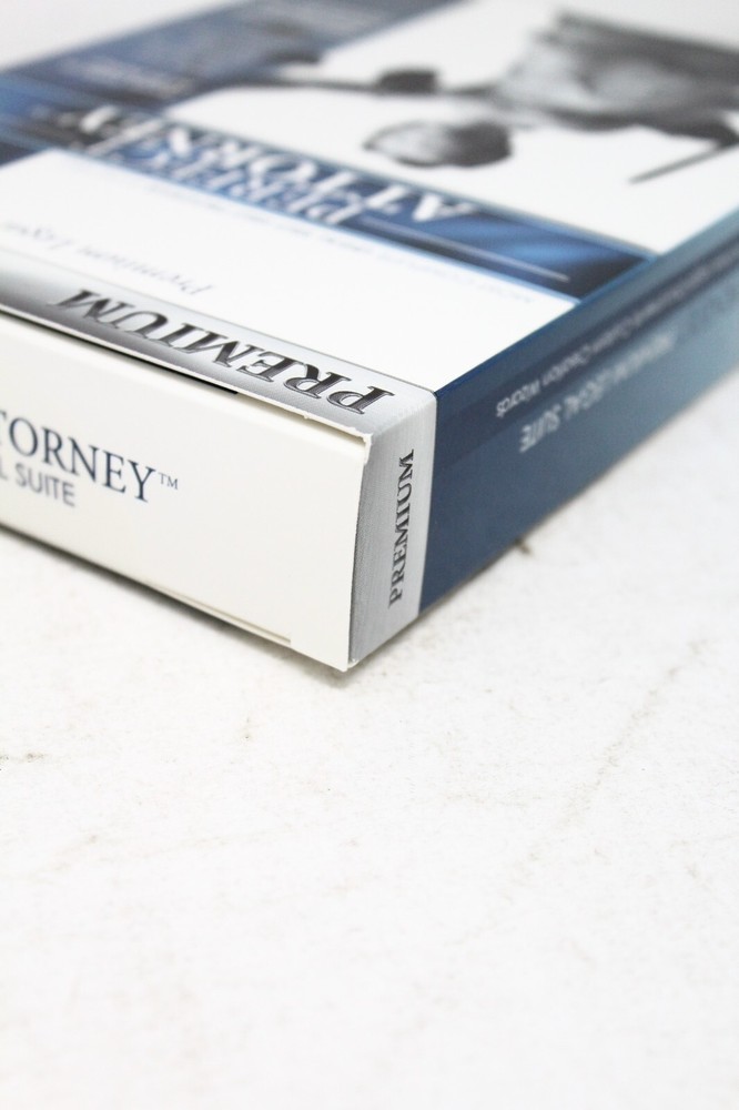 Cosmi Premium Perfect Attorney PC Computer Software Program CD-ROM Disk Set of 3