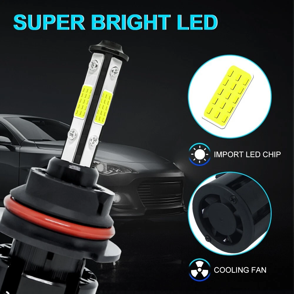 HB5 9007 LED Headlight Bulbs High Low Beam 10000W 1000000LM Super Bright White
