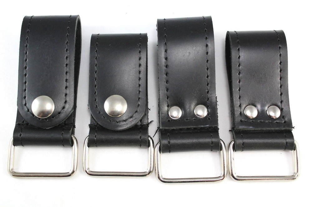 LEATHER BELT CLIP TAPE MEASURE HOLDER STRAP LOOP