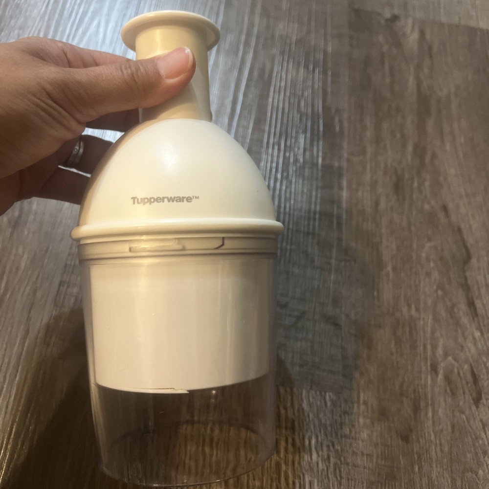 Tupperware The Chopper Machine Dicer Missing Bottom Lid EUC